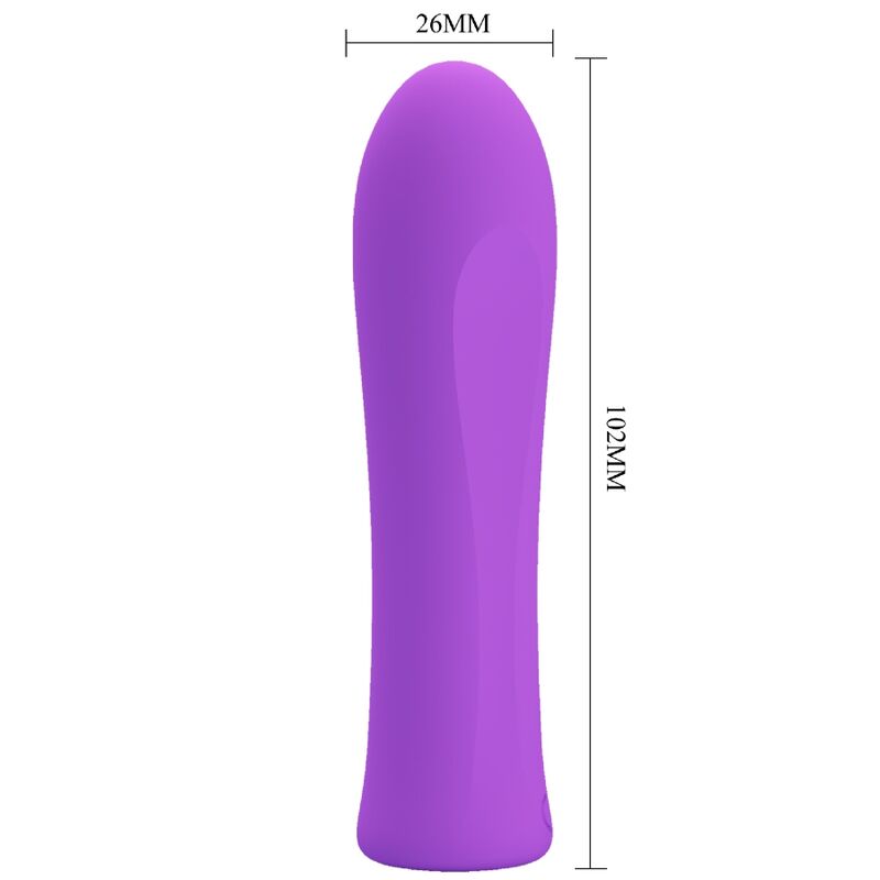 PRETTY LOVE - ALFREDA SUPER POWER VIBRATOR AQUA PURPLE - Image 5