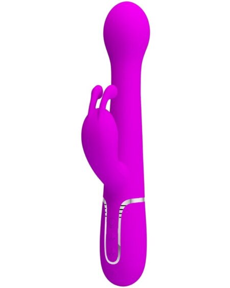 PRETTY LOVE - DEJON RABBIT VIBRATOR 3 IN 1 MULTIFUNCTION VIOLET