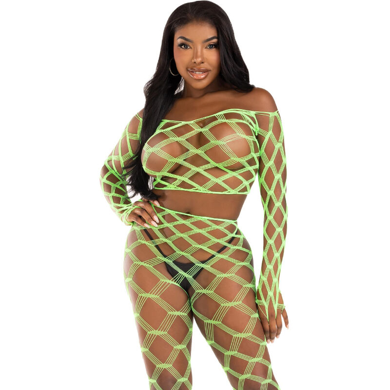 LEG AVENUE - TOP  LEGGINS HARDCORE GREEN