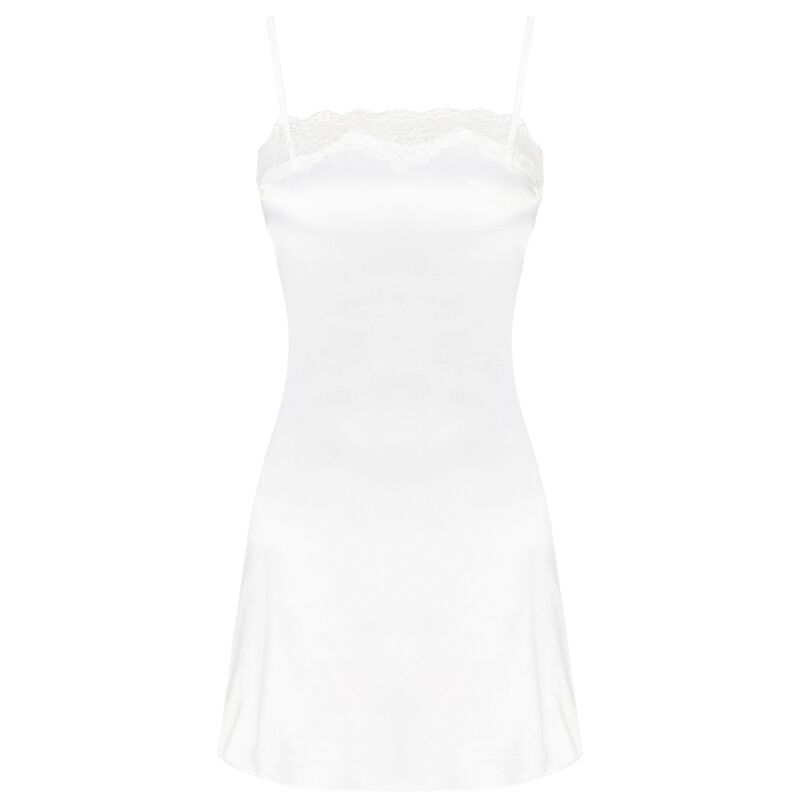 LIVCO CORSETTI FASHION - JACQUELINE LC 90249 DRESSING GOWN + SHIRT + PANTY ECRU S/M - Image 5