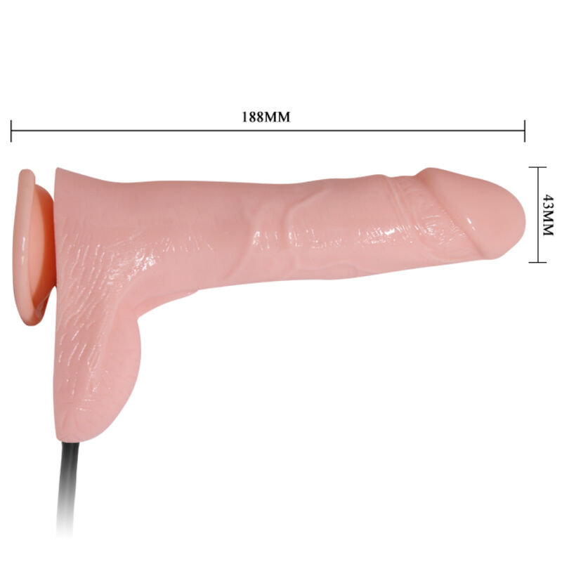 BAILE - INFLATABLE REALISTIC DILDO WITH SUCTION CUP 15 CM - Image 3