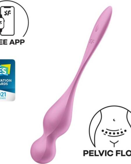 SATISFYER - LOVE BIRDS VIBRATING KEGEL BALLS PINK