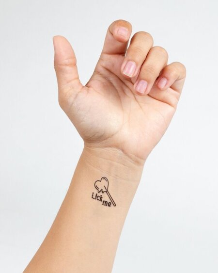 SECRET PLAY - SET OF 10 CANDY COLLECTION TEMPORARY TATTOOS