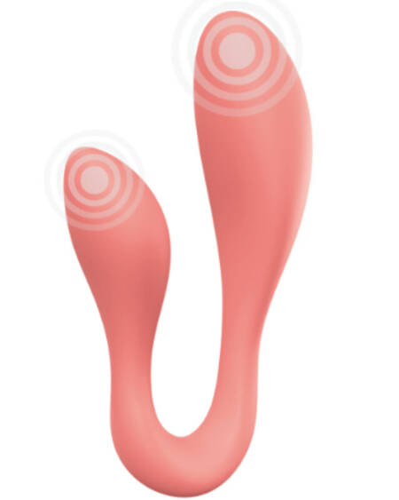 ADRIEN LASTIC - COUPLE SECRETS II DOUBLE STIMULATION PINK + FREE APP