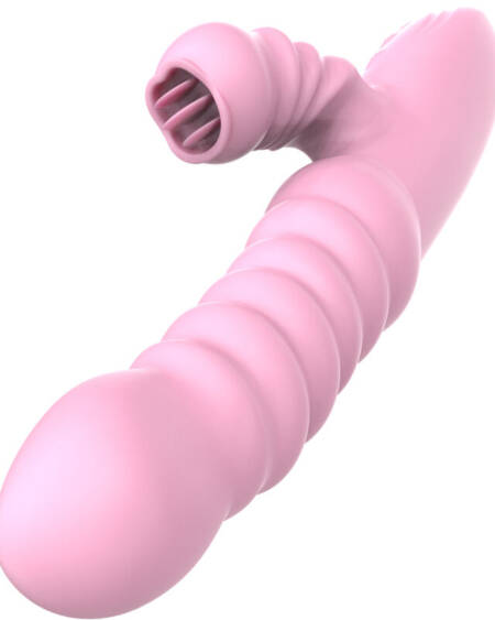 ARMONY - VIBRATOR MULTIFUNCTION WITH STIMULATING TONGUE HEAT EFFECT PINK