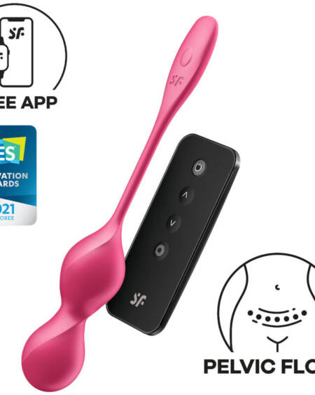 SATISFYER - LOVE BIRDS 2 VIBRATING KEGEL BALLS + FREE APP