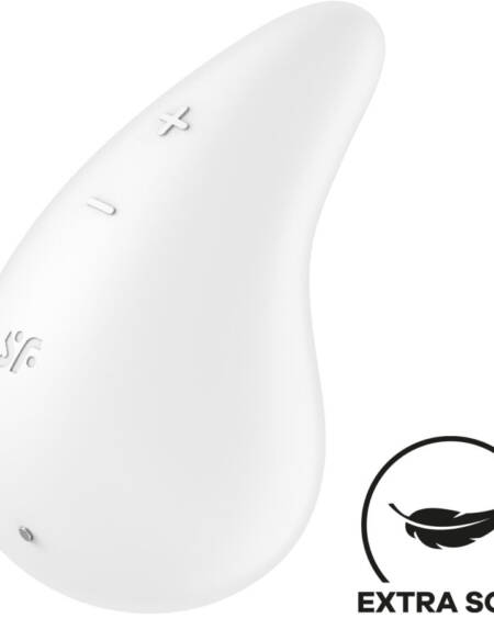 SATISFYER - DEW DROP VIBRATOR LAY-ON WHITE