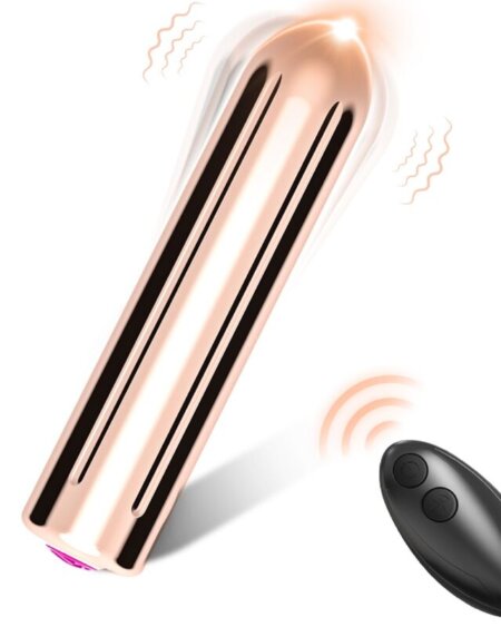 ARMONY - WARHEAD VIBRATOR BULLET REMOTE CONTROL GOLDEN 2 CM X 8.8 CM