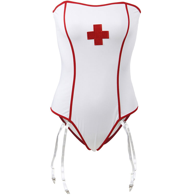 SUBBLIME - SEXY NURSE COSTUME WITH TEDDY S/M - Image 4