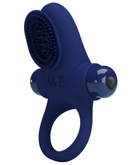 PRETTY LOVE - PALLE RING WITH VIBRATION BLUE