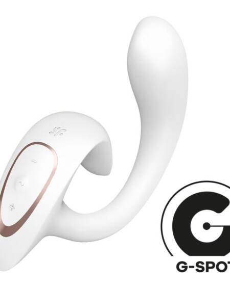 SATISFYER - G FOR GODDESS 1 RABBIT VIBRATOR WHITE