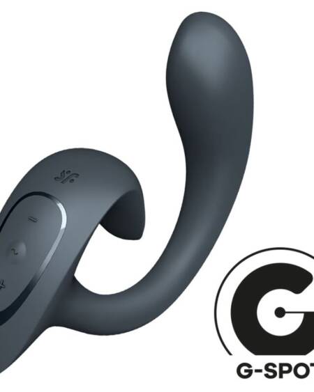 SATISFYER - G FOR GODDESS 1 RABBIT VIBRATOR DARK GRAY