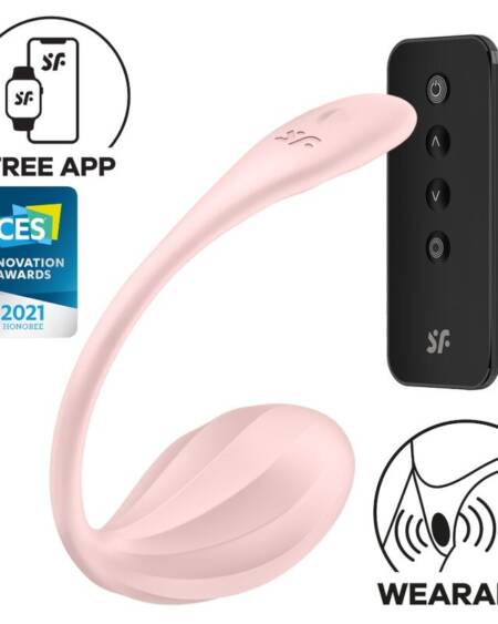 SATISFYER - RIBBED PETAL G POINT REMOTE CONTROL STIMULATOR ROSE FREE APP
