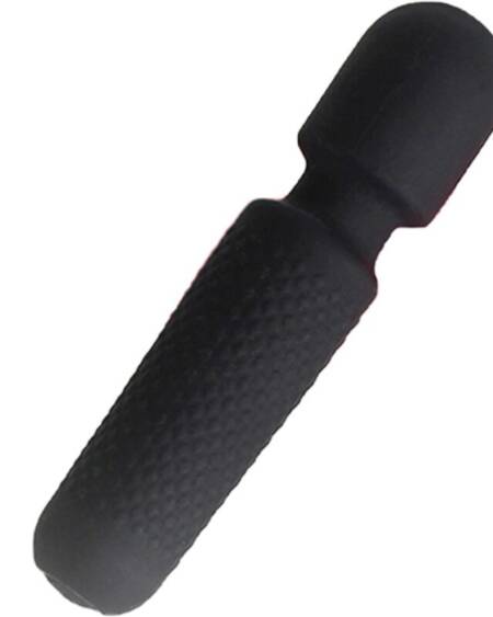 ARMONY - YOUR MAGIC MASSAGER  VIBRATOR RECHARGEABLE 10 VIBRATIONS WAND DOTS BLACK