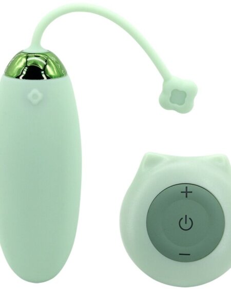 ARMONY - KITTY FUN EGG VIBRATOR REMOTE CONTROL 10 VIBRATIONS GREEN