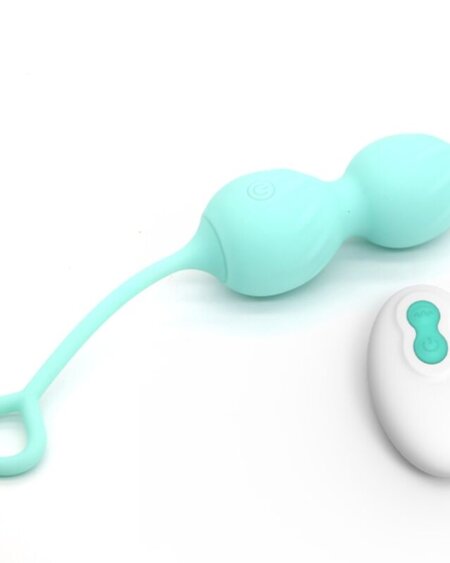 ARMONY - BLOSSOMS VAGINAL DUMBBELL VIBRATION REMOTE CONTROL 10 VIBRATIONS GREEN