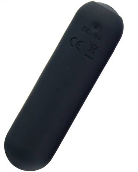 ARMONY - SPLASH HAHA VIBRATOR BULLET SILICONE 10 VIBRATIONS 75 X 19 CM BLACK