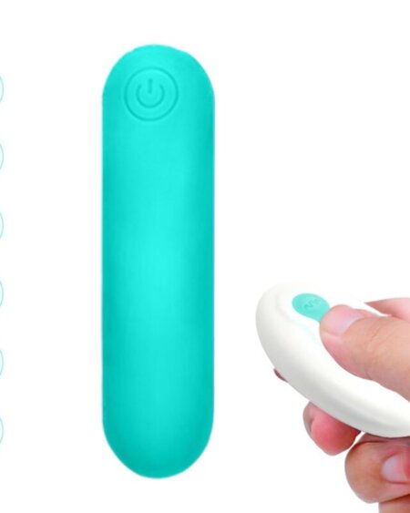 ARMONY - SPLASH JOLINE VIBRATOR BULLET SILICONE REMOTE CONTROL 10 VIBRATIONS 65 X 15 CM GREEN