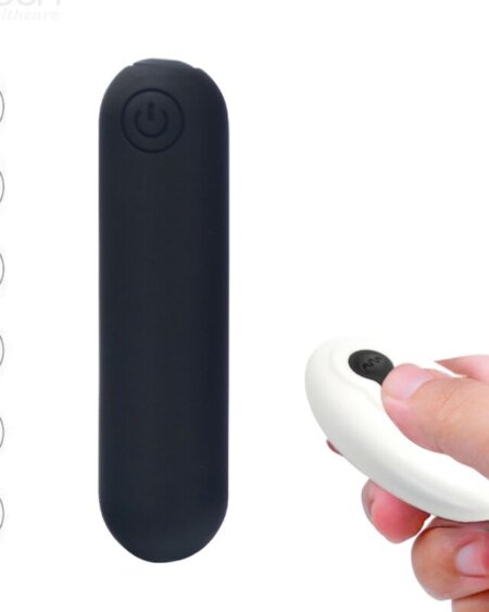 ARMONY - SPLASH JOLINE VIBRATOR BULLET SILICONE REMOTE CONTROL 10 VIBRATIONS 65 X 15 CM BLACK
