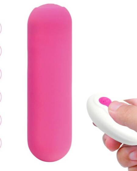 ARMONY - SPLASH JOIE VIBRATOR BULLET SILICONE REMOTE CONTROL 10 VIBRATIONS 75 X 19 CM PINK