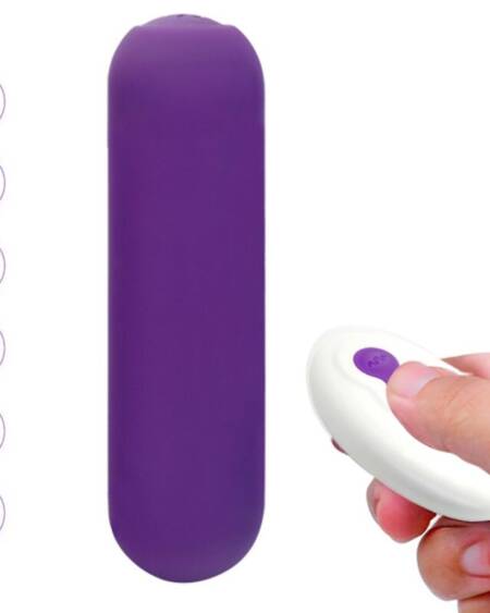 ARMONY - SPLASH JOIE VIBRATOR BULLET SILICONE REMOTE CONTROL 10 VIBRATIONS 75 X 19 CM PURPLE