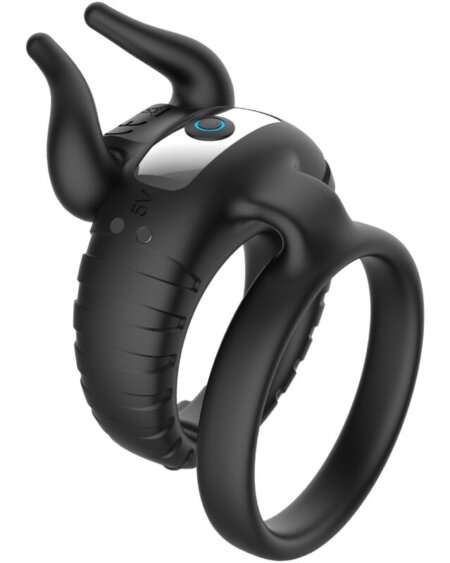 ARMONY - BULLS PASION RING VIBRATOR 10 SPEEDS BLACK