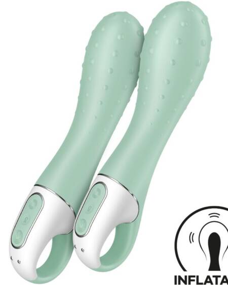 SATISFYER - AIR PUMP VIBRATOR 3 INFLATABLE G POINT MINT