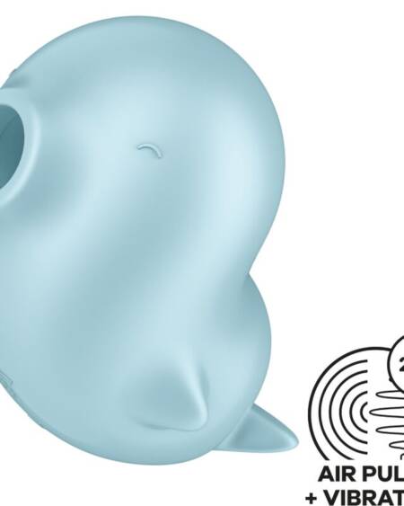 SATISFYER - SASSY SEAL STIMULATOR  VIBRATOR BLUE