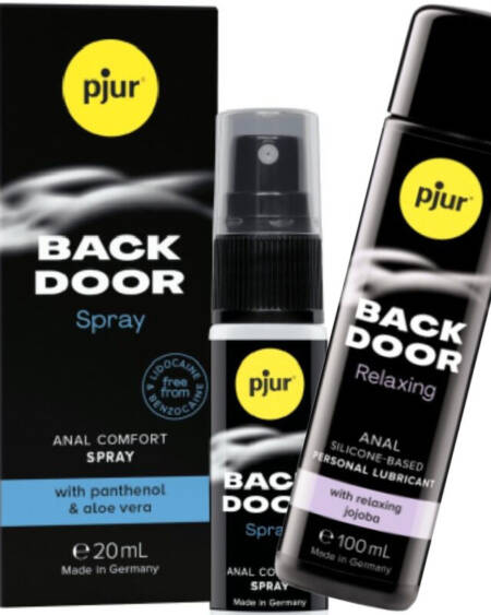 PJUR - BACK DOOR SET OF ANAL LUBRICANT AND SPRAY