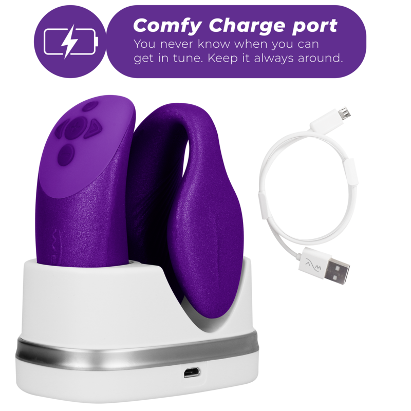 WE-VIBE - CHORUS VIBRATOR FOR COUPLES WITH LILAC SQUEEZE CONTROL - Image 5
