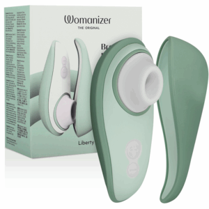 WOMANIZER - LIBERTY 2 ESTIMULADOR  SUCCIONADOR CLITORIS VERDE CLARO