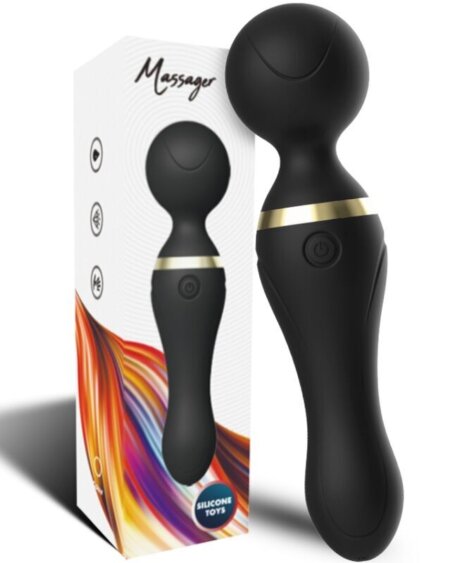 ARMONY - FREEZA MASSAGER  VIBRATOR SUPER FLEXIBLE HEAD BLACK