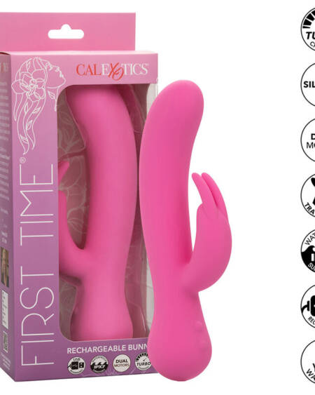CALEXOTICS - FIRST TIME VIBRATOR RABBIT RECHARGEABLE PINK