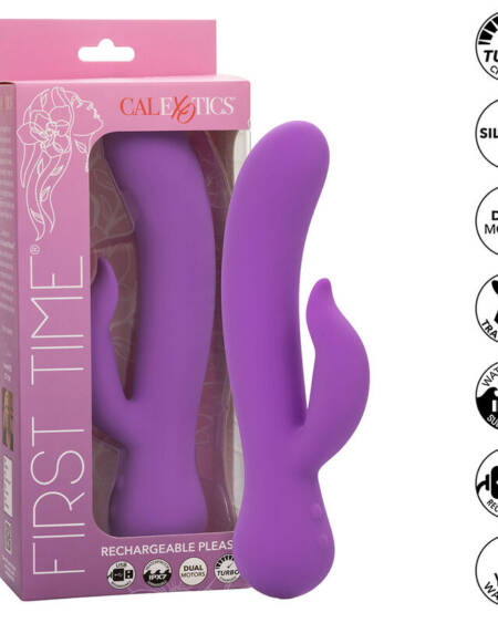 CALEXOTICS - FIRST TIME VIBRATOR PLEASER RECHARGEABLE PURPLE