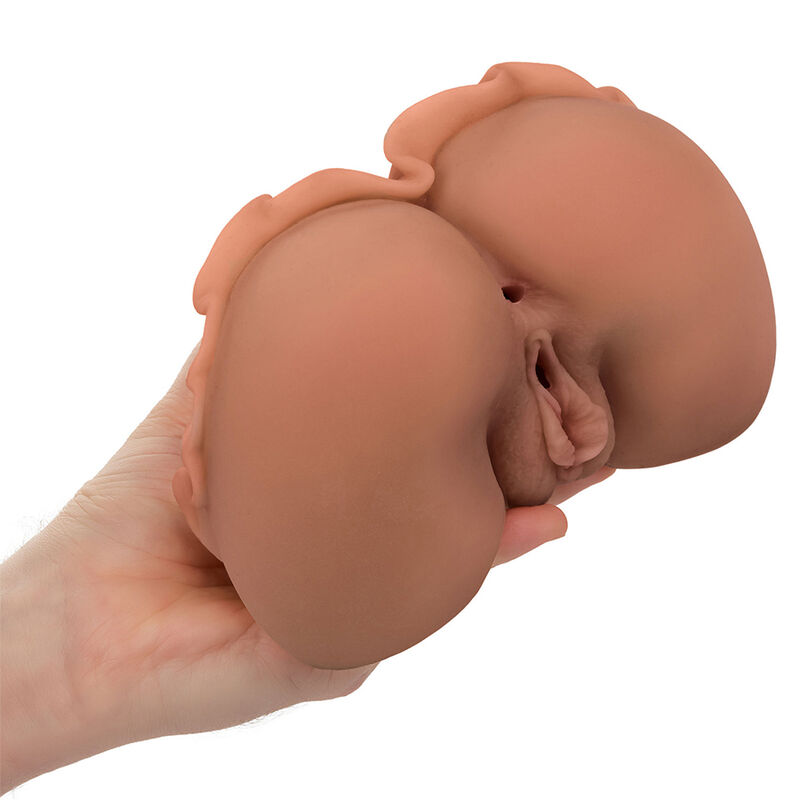 CALEXOTICS - THE HOMECOMING QUEEN DOUBLE REALISTIC MASTURBATOR CARAMEL - Image 4