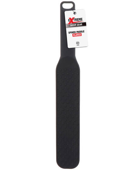 HIDDEN DESIRE - EXTREME SPIKED PADDLE EXTRA LARGE BLACK