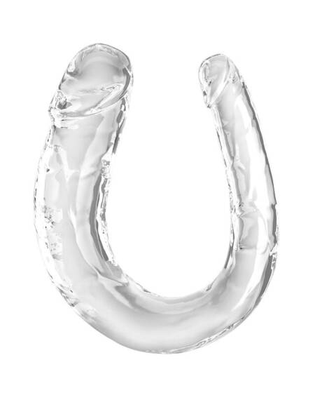 KING COCK - DOUBLE TROUBLE DOUBLE DILDO 33 CM CLEAR