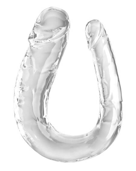 KING COCK - DOUBLE TROUBLE DOUBLE DILDO 44 CM CLEAR