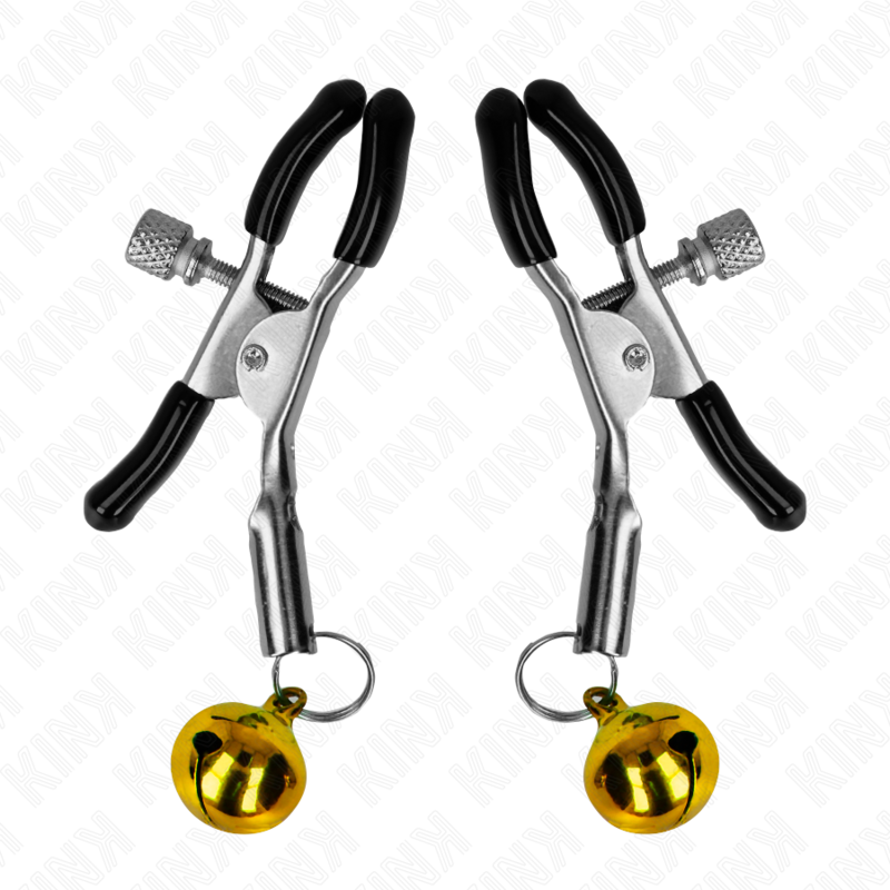 KINK - GOLD SINGLE BELL NIPPLE CLAMP 6 CM - Image 2