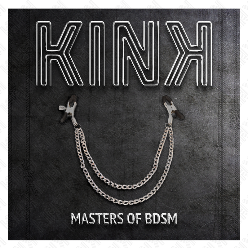 KINK - NIPPLE CLAMPS WITH 2 THICK CHAINS SILVER 20/23 CM - Image 5