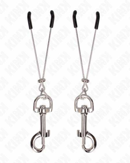KINK - THIN HOOK NIPPLE CLAMP SILVER 7 CM