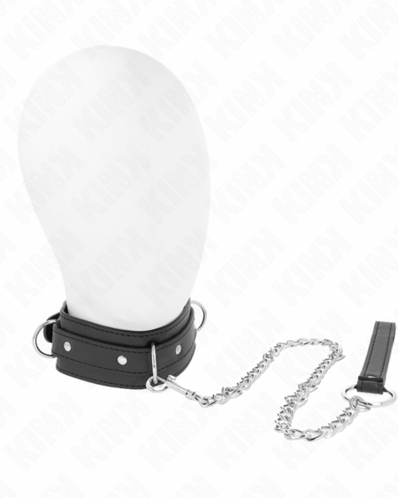 KINK - NECKLACE WITH LEASH 65 CM 3 RING MODEL 1 ADJUSTABLE 38-49 CM X 5 CM