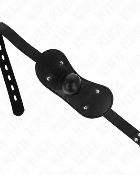 KINK - BALL GAG MOUTH MASK WITH LOCK ADJUSTABLE 42-60 CM