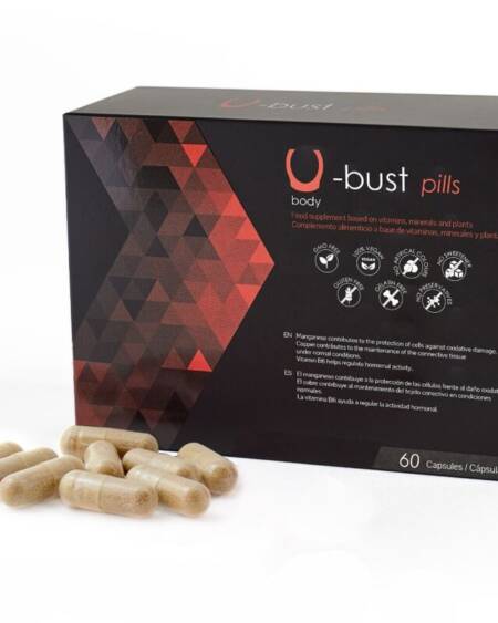 500 COSMETICS - U-BUST BREAST ENLARGEMENT CAPSULES - 60 CAPSULES