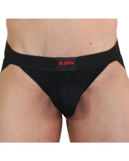 BURN - 003 JOCK SHINY BLACK S