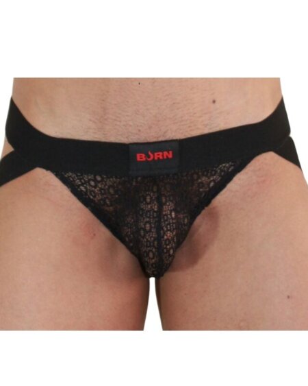 BURN - 005 JOCK LINGERIE BLACK S