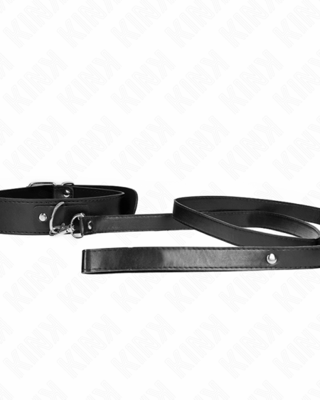 KINK - NECKLACE WITH BELT 116 CM BLACK STRAP ADJUSTABLE 32-50 CM X 8 CM