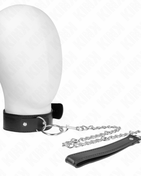 KINK - BASIC MODEL COLLAR WITH LEASH MODEL 4 ADJUSTABLE 36-43 CM