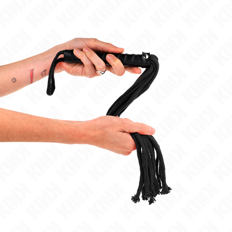 KINK - BLACK ROPE WHIP 56 CM - Image 4