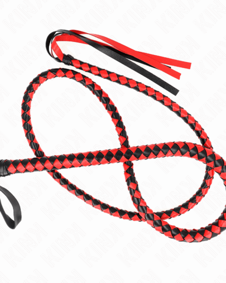 KINK - RED LONG SNAKE WHIP 210 CM